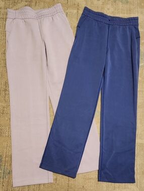 2 Lululemon Softreme High Rise Pant. Size 6. Lilac/Blue. Great Conditioned.